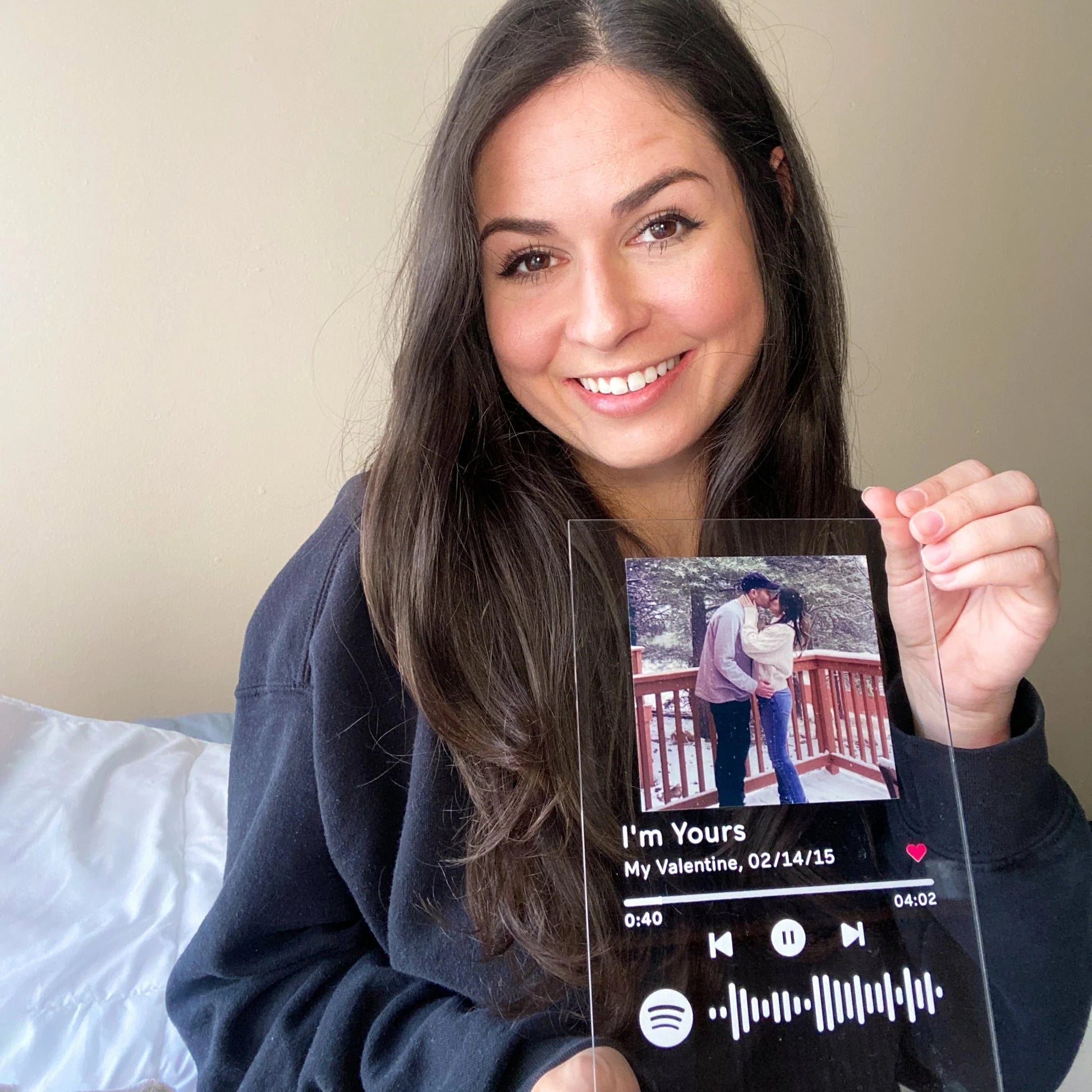 Customizable Spotify Photo Music Plaque Night Light