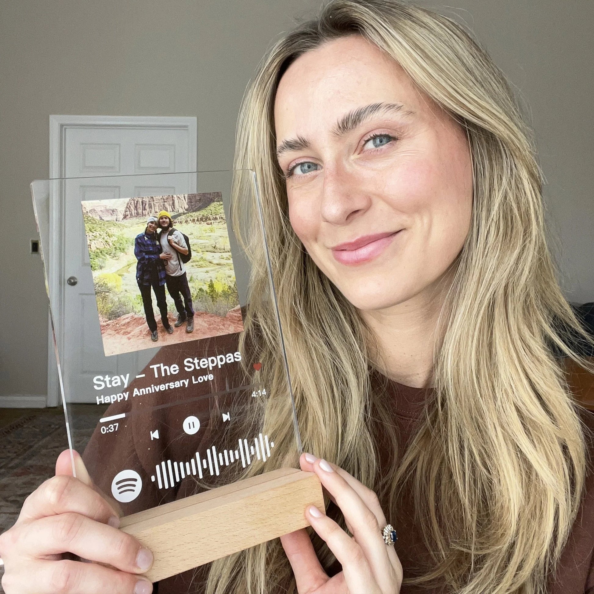 Customizable Spotify Photo Music Plaque Night Light